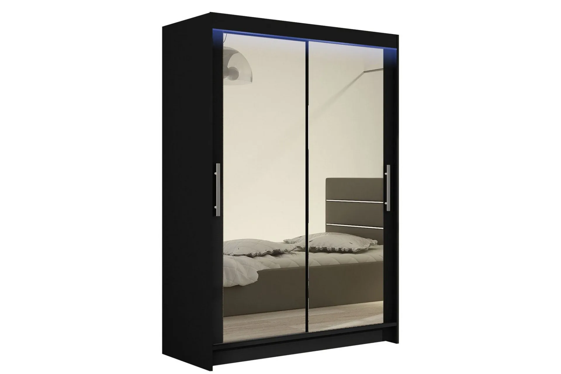 Garderober & Garderobesystem-Miami Garderobe 120x58x200 cm Svart