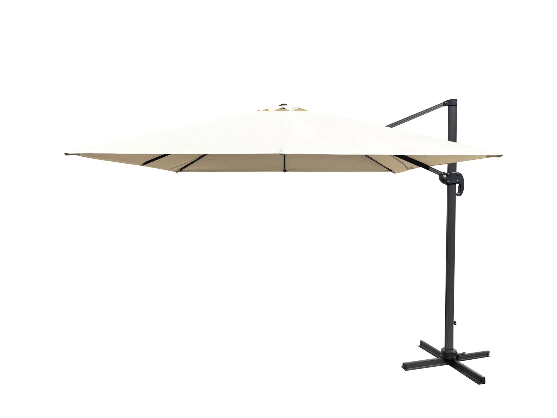 Markiser|Paviljonger-Miami Parasoll Frittstående 3×3 m Sand