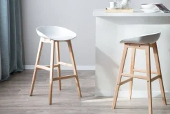 Barmøbler|Barstoler-Micco Barstol 47 cm Hvit