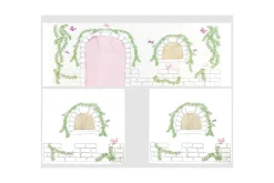 Middelseng med gardin Pino Birdy lig, lig, Med sklie, Uten tunnel, Ingen lommer