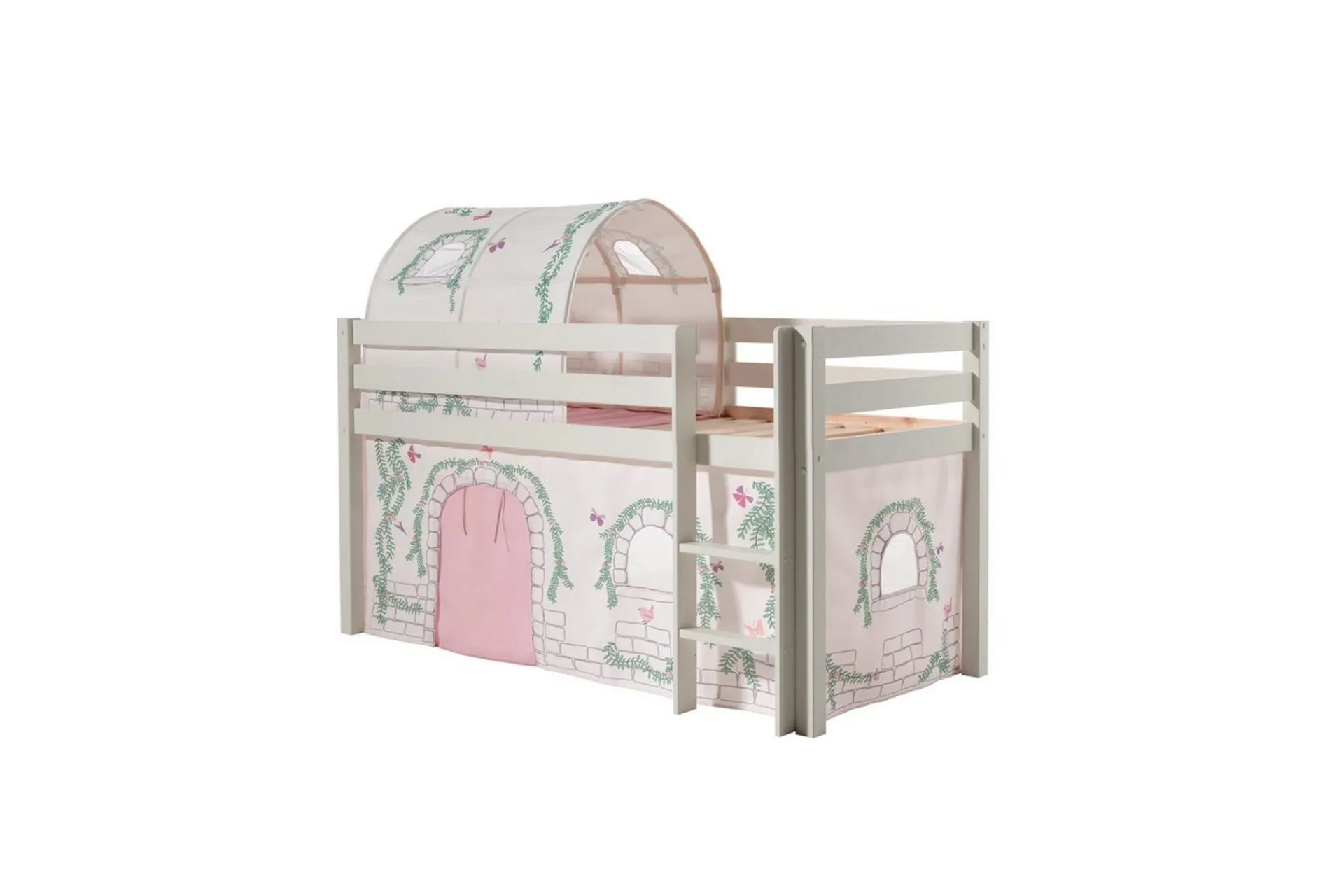 Middelseng med gardin Pino Birdy , , Uten sklie, Birdy, Ingen lommer