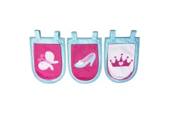 Barneseng & Juniorseng-Middelseng med gardin Pino Princess , , Uten sklie, Uten tunnel, 3 Hvit