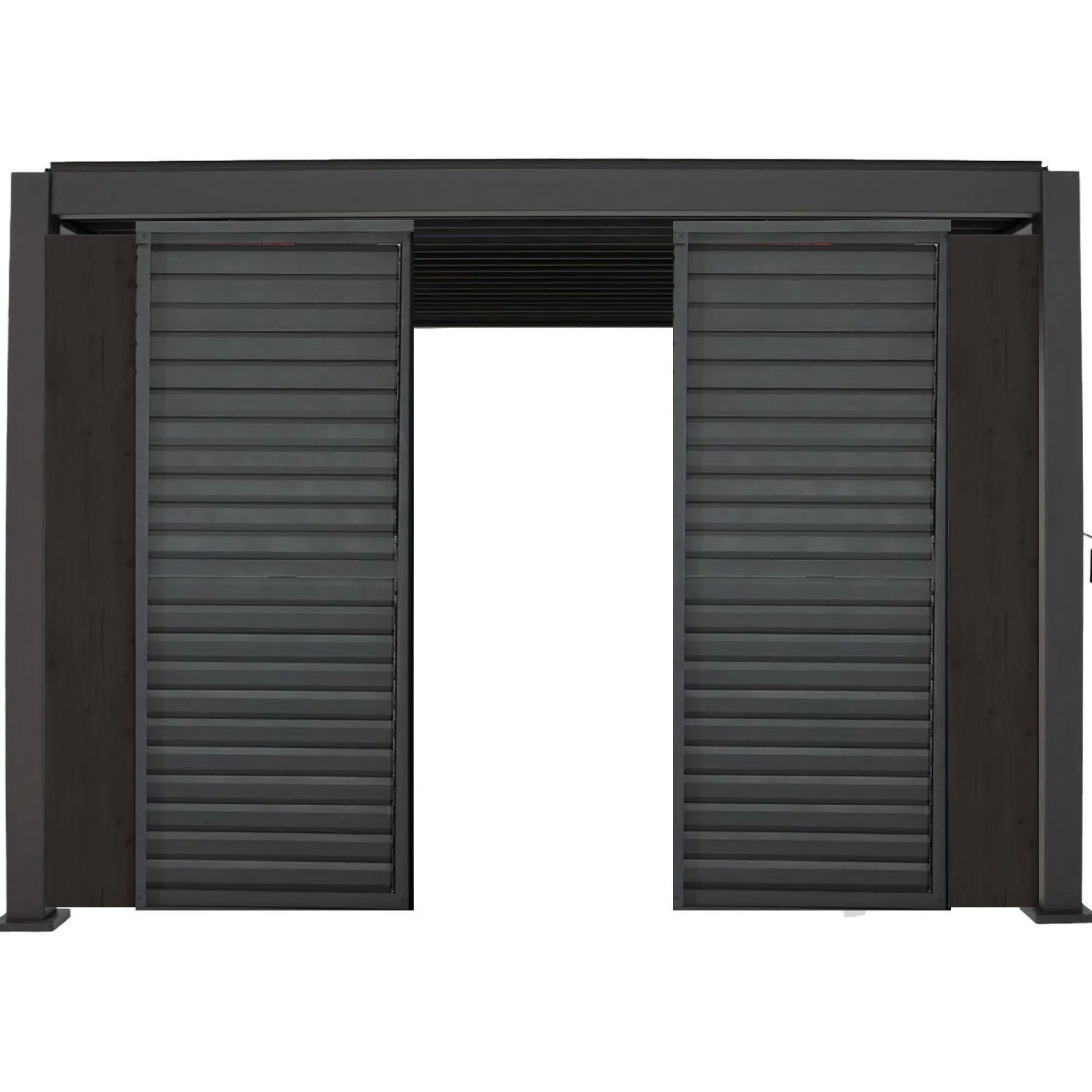 Middle Panel of Louvers Wall for Gazebo HOME4YOU