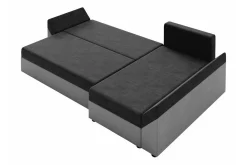 Midfeld 3-sits Hörnbäddsoffa Black