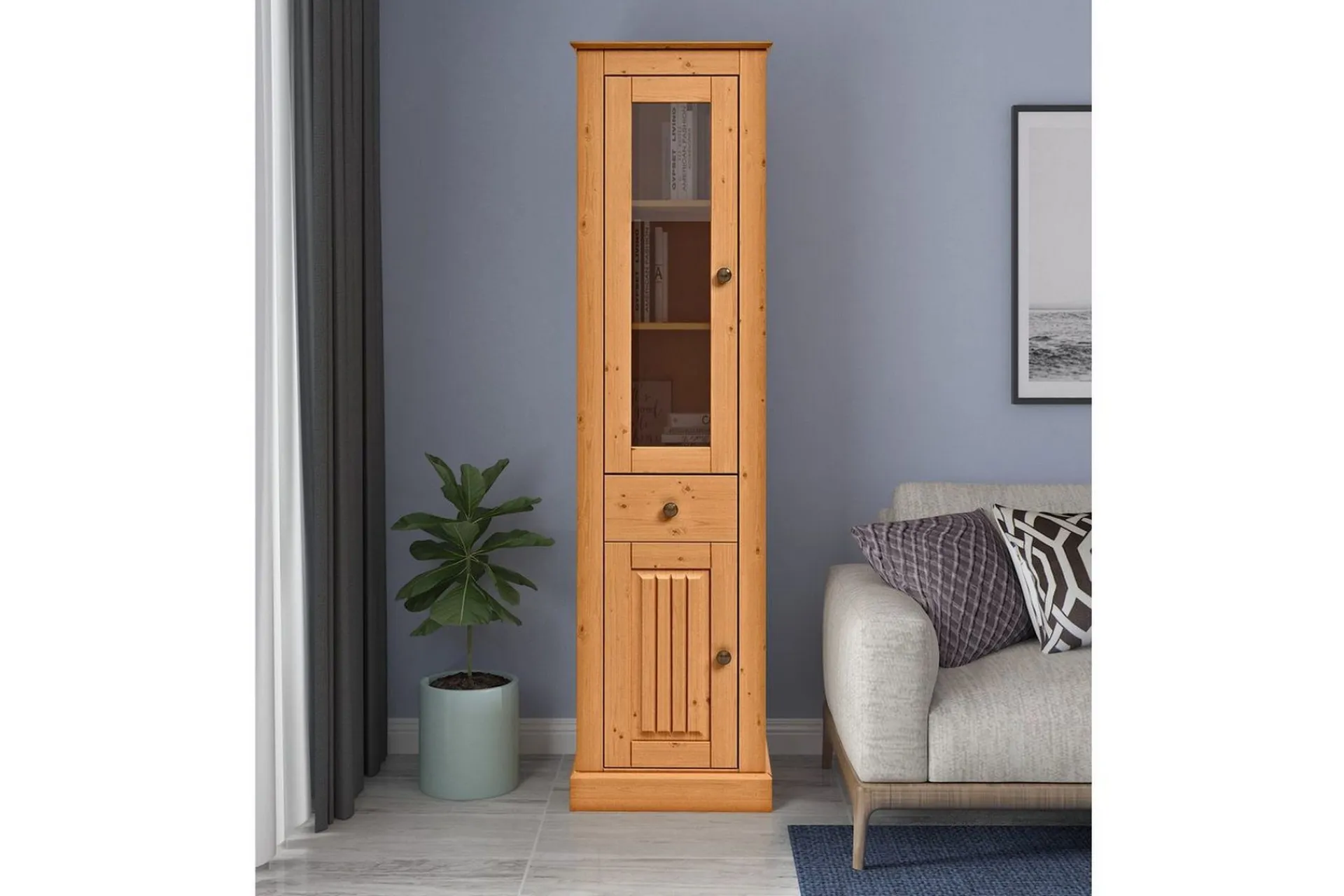 Loft24 Mille Vitrineskap 47x182 cm