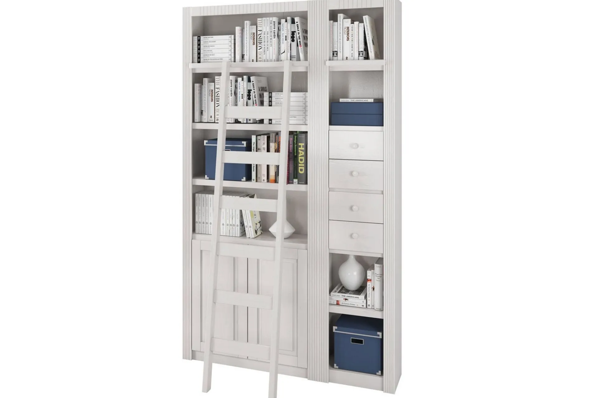 Loft24 Knaggerekke-Minturn Bokhylle 35,6 cm Hvit