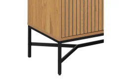 Vitrineskap|Skap-Minu Vitrineskap 80x180 cm Natural