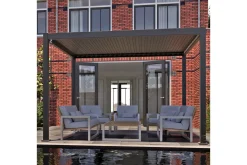 Paviljonger-Mirador Paviljong uten Vegger 300x400x250 cm Mørkegrå