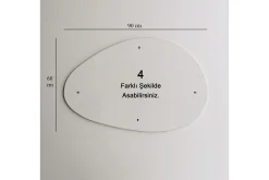 Veggspeil|Gangspeil-Mirror Svart