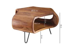 Wohnling Sofabord-Mirzakhanian Sofabord 55 cm Tre/Natur