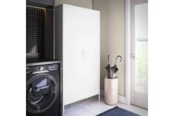 Dorel Home Oppbevaringsskap|Skap-Mission District Highboard Hvit