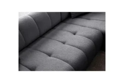 Sofa Med Sjeselong-Mississauga Sofa med divan 3-seter Mørkegrå