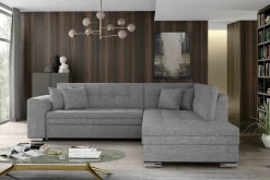 Sofa Med Sjeselong-Moclino Sofa med Sjeselong Høyre Grey