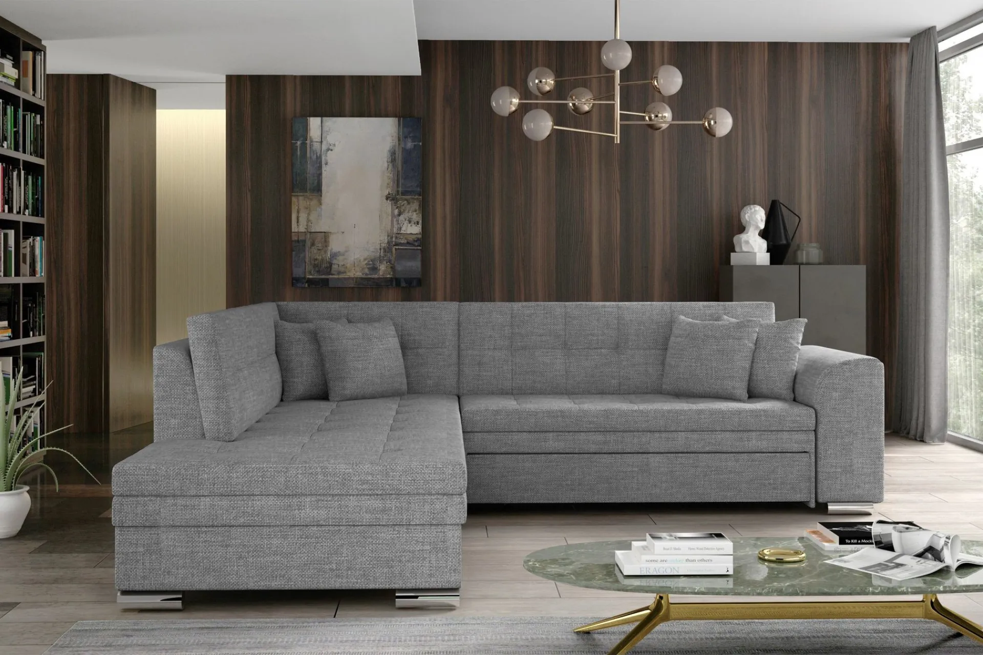 Moclino Sofa med Sjeselong Venstre