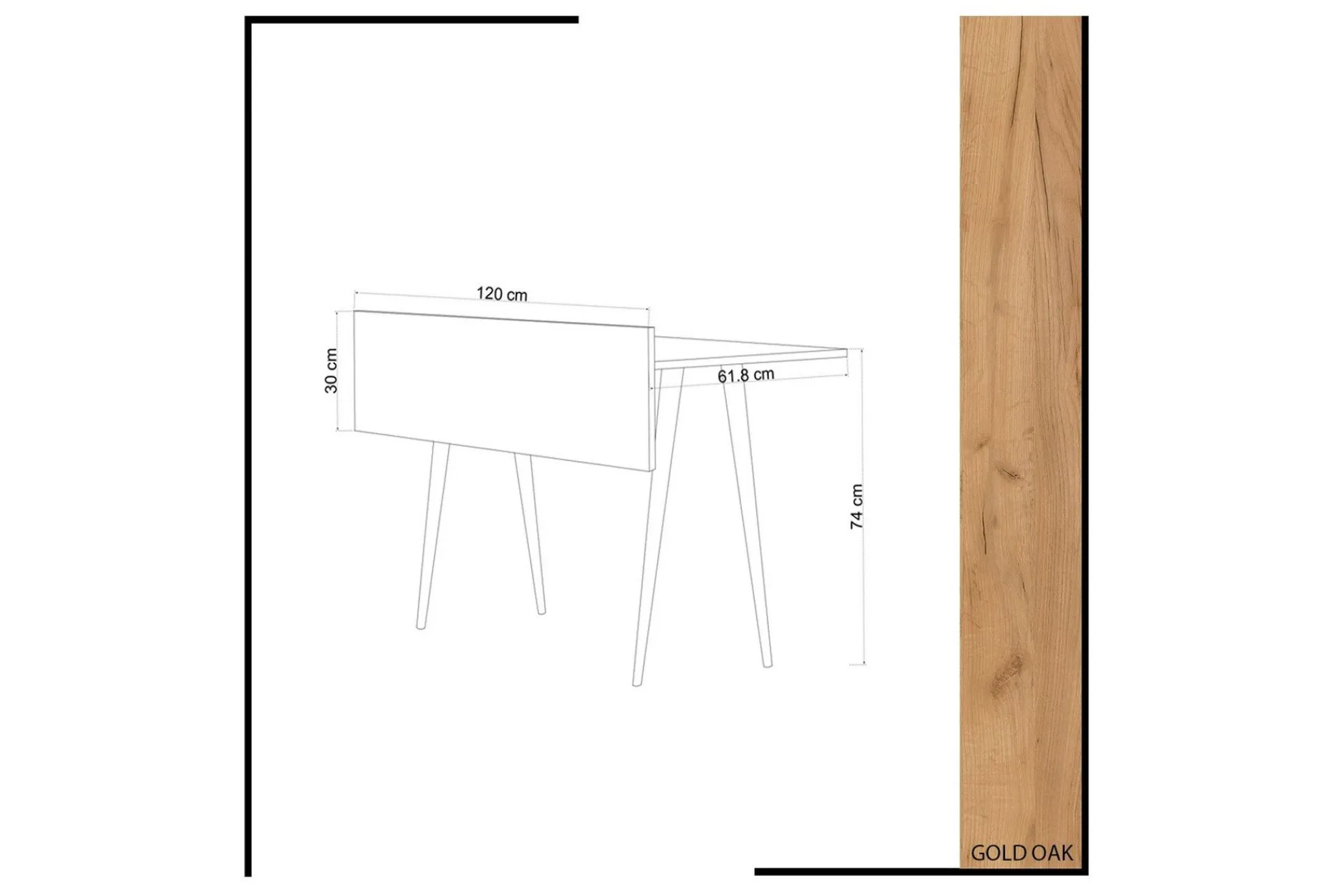 Mod Design Skrivebord 120 cm