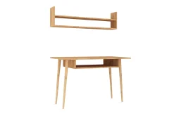 Mod Design Skrivebord 120 cm med Oppbevaring Vegghylle