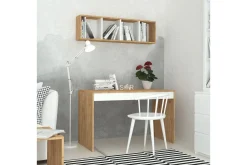 Mod Design Skrivebord 120 cm med Oppbevaring Vegghylle
