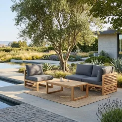 Moduler|Moduler-Modulsofa HOME4YOU Serenity midtdel Brun