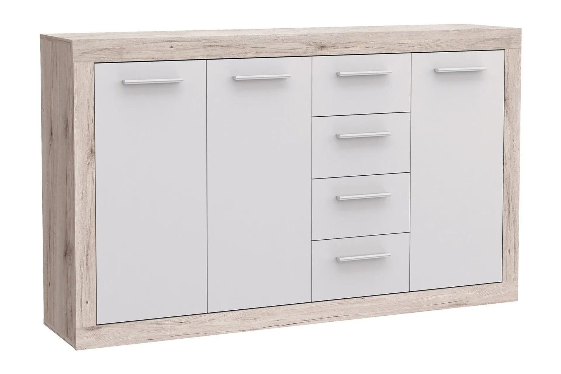 Sideboard & Skjenker-Mohaned Skjenk 34x153 cm Brun,Hvit