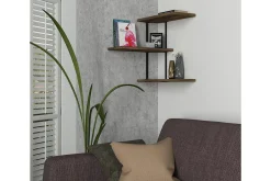 Vegghylle-Mohed Vegghylle 45 cm Brun,Svart
