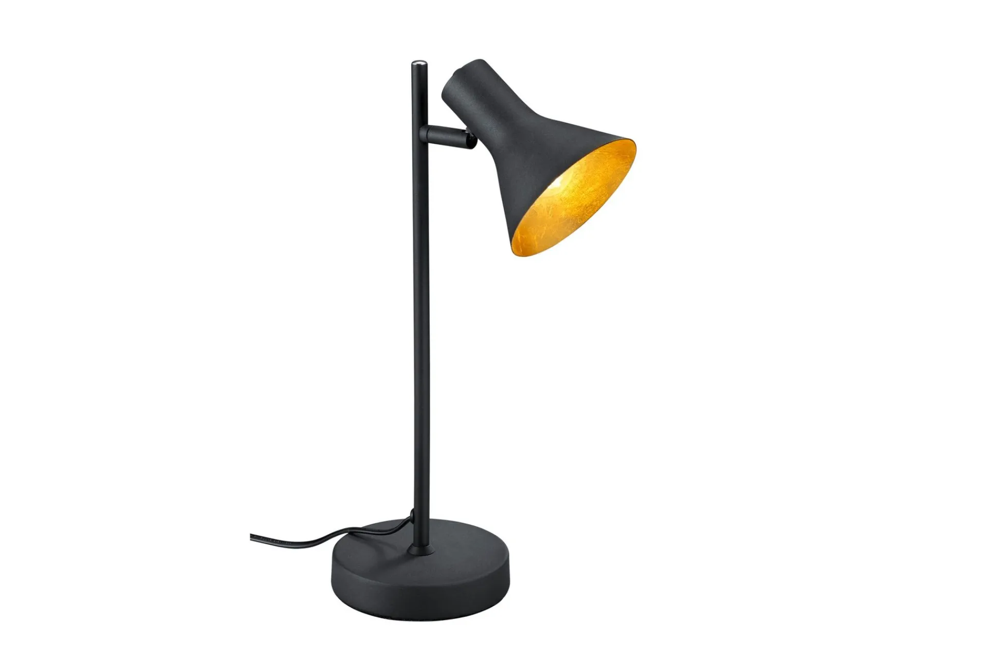 Trio Lighting Bordlampe|Soveromslampe-Mohiuddin Bordlampe Matt svart,Gull