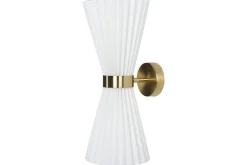 Nattbordslampe-Moletang Vegglampe 2 stk E14 Hvit