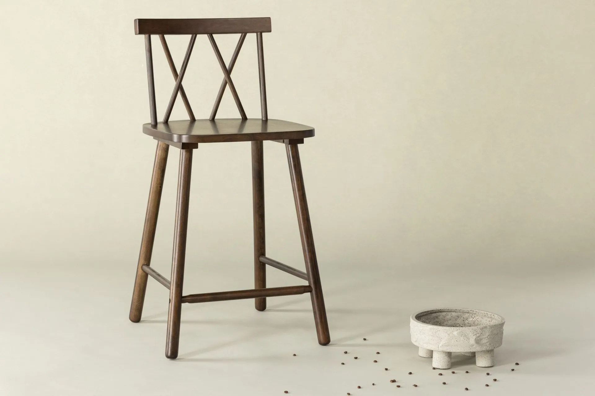 VIND Barmøbler|Barstoler-Mollöström Barstol 90 cm Mocca