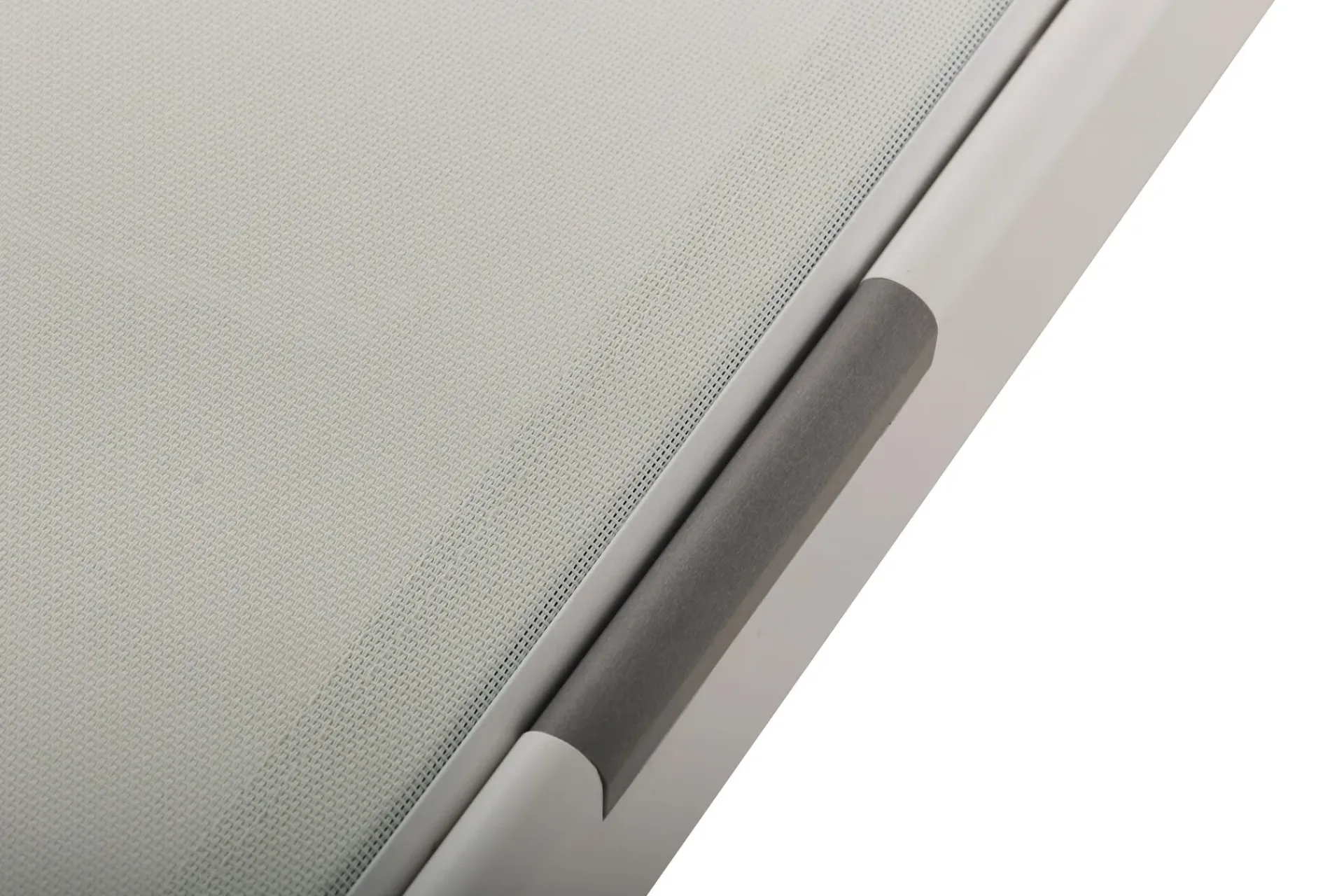 Comfort Garden Solseng-Monaco solseng med justerbar rygg i aluminium, tekstil Hvit
