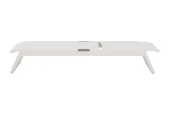 Comfort Garden Solseng-Monaco solseng med justerbar rygg i aluminium, tekstil Hvit