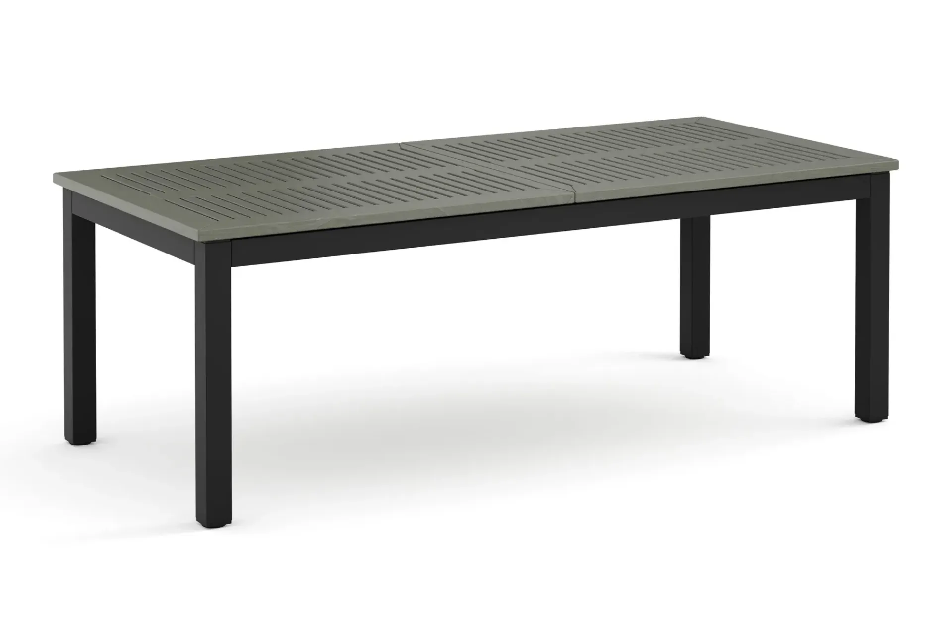 Comfort Garden Loungebord & Sofabord Utendørs-Monaco uttrekkbart utendørsbord 210/310x90 cm Svart/Grå