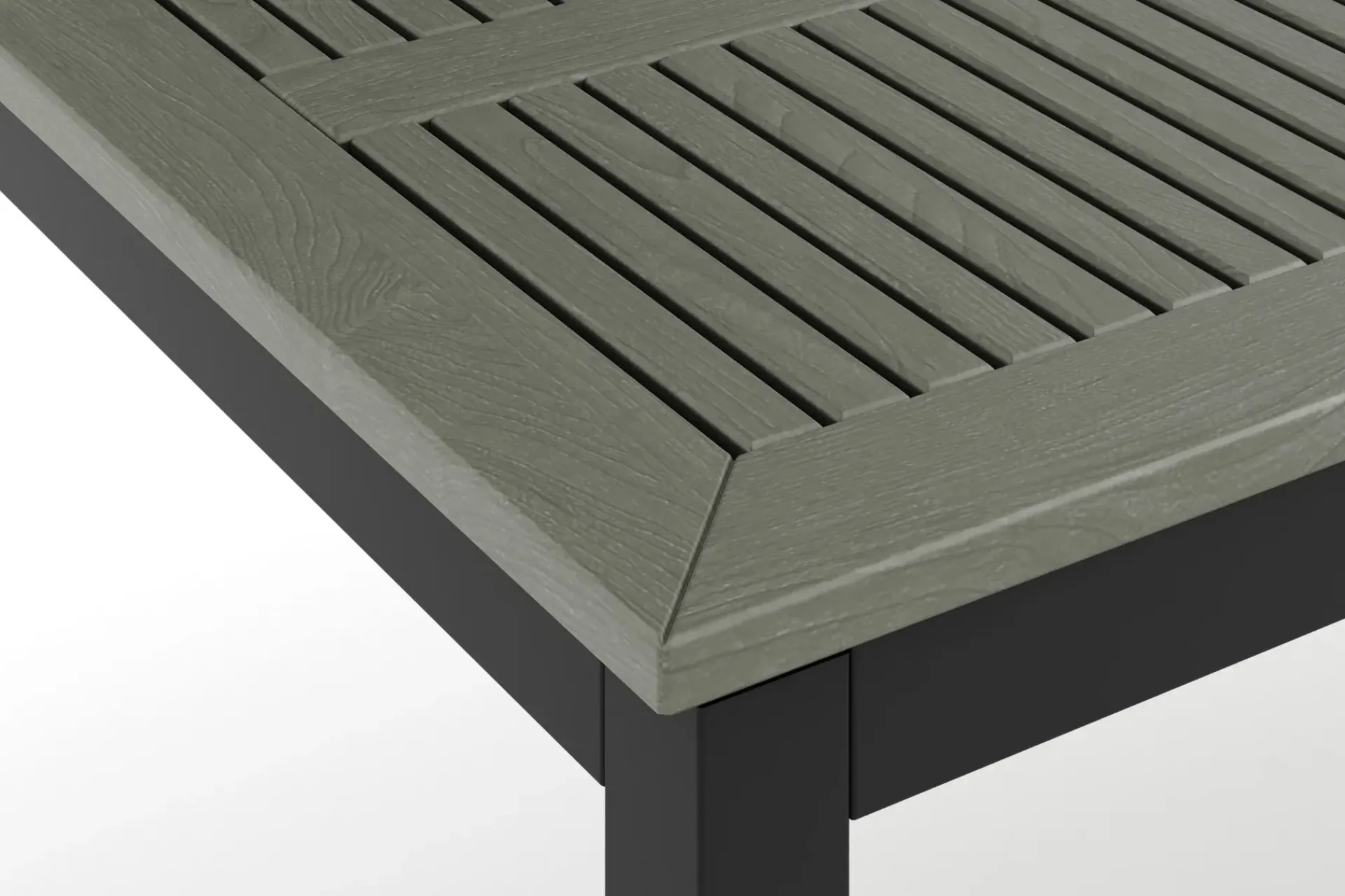 Comfort Garden Loungebord & Sofabord Utendørs-Monaco uttrekkbart utendørsbord 210/310x90 cm Svart/Grå