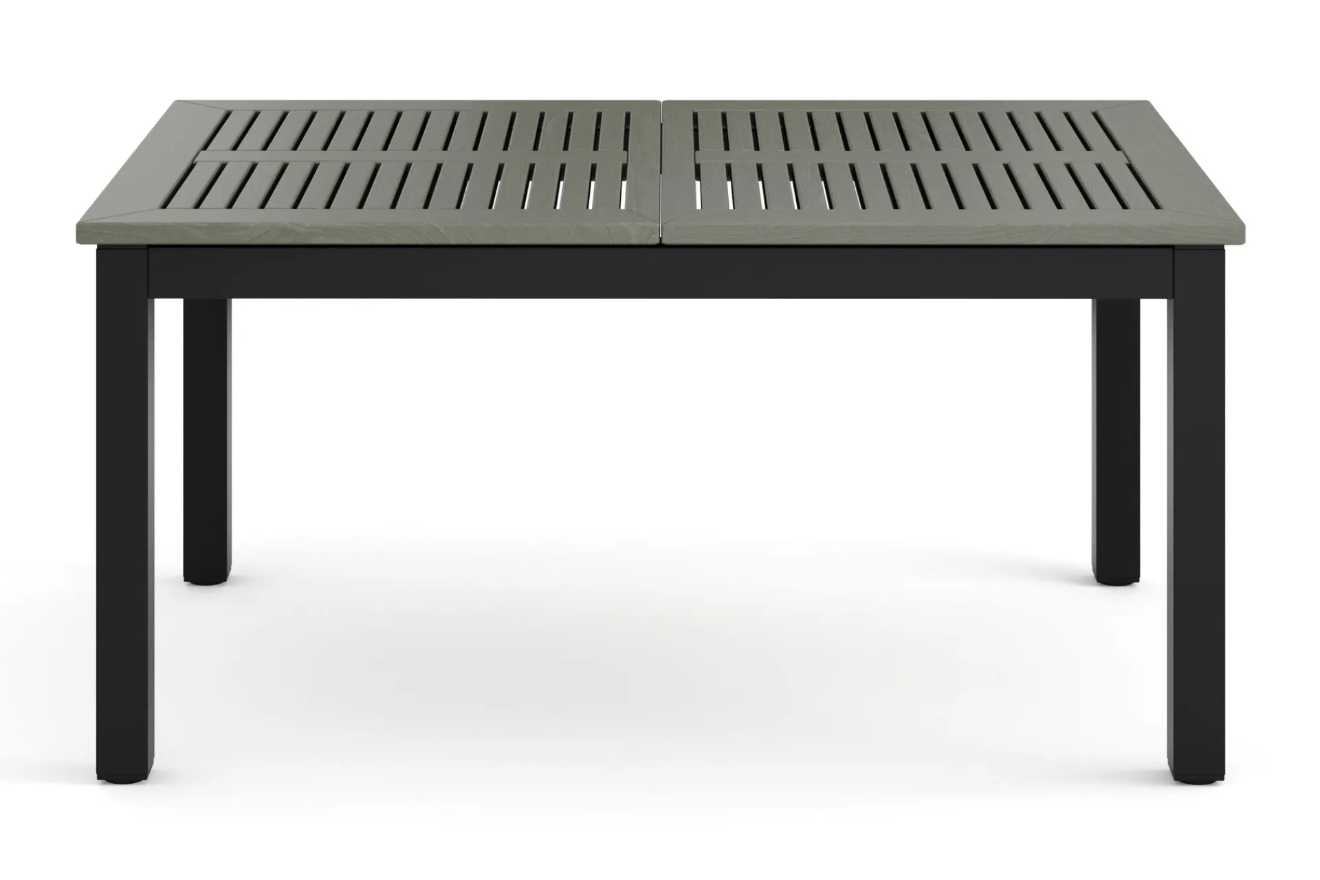 Comfort Garden Loungebord & Sofabord Utendørs-Monaco uttrekkbart utendørsbord 150–250x90 cm Svart/Grå