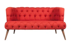 2 Seter Sofa-Monroew 2-seters Sofa Rød
