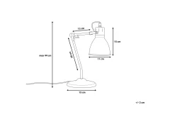 Bordlampe|Soveromslampe-Monsan Bordlampe 15 cm Messing