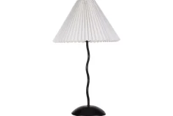 Nattbordslampe|Bordlampe-Montecristo Bordlampe 49 cm E27 Svart,Hvit