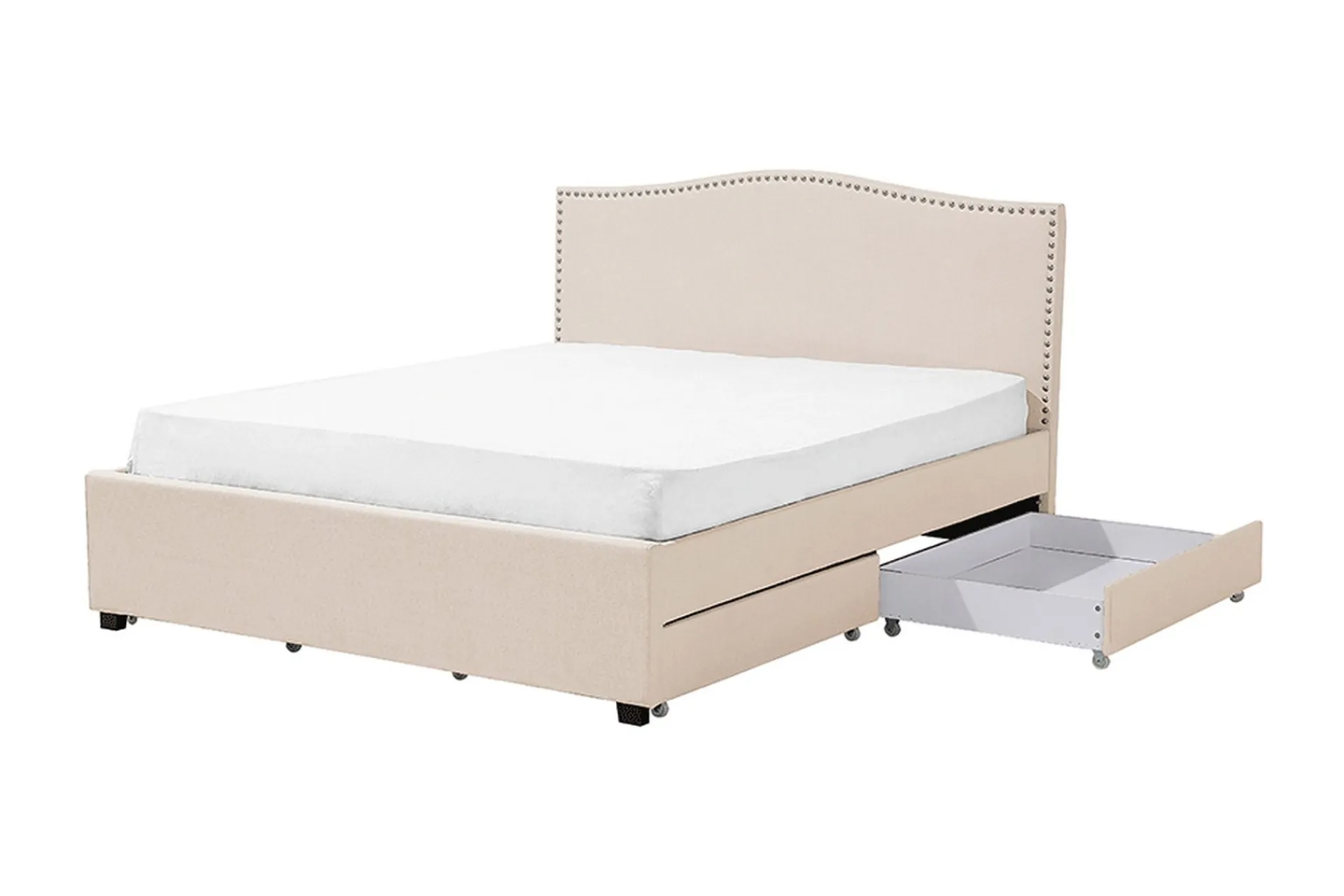 Bedly Sengeramme & Sengestamme-Montpellier Dobbeltseng 160 | 200 cm Beige