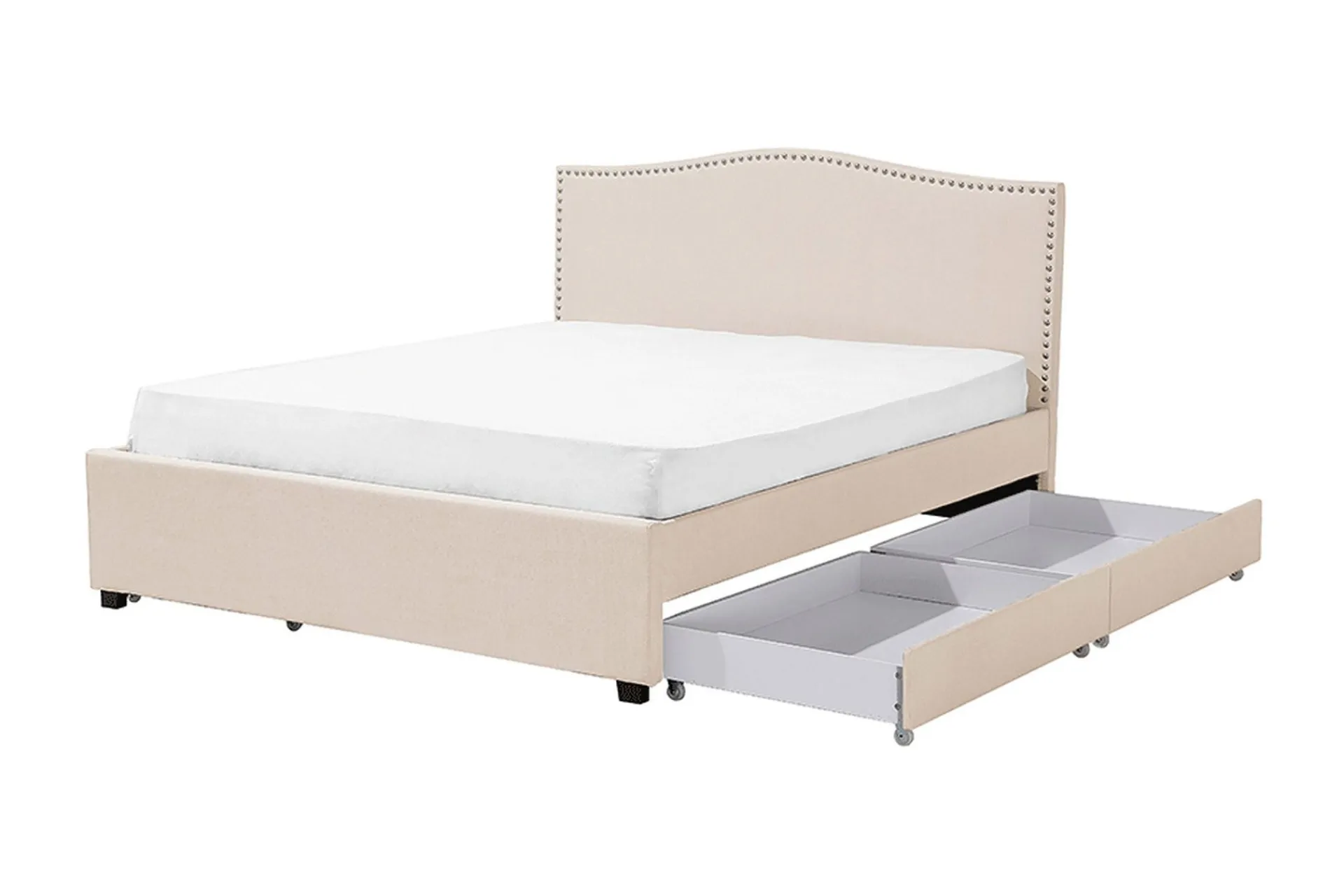 Bedly Sengeramme & Sengestamme-Montpellier Dobbeltseng 160 | 200 cm Beige