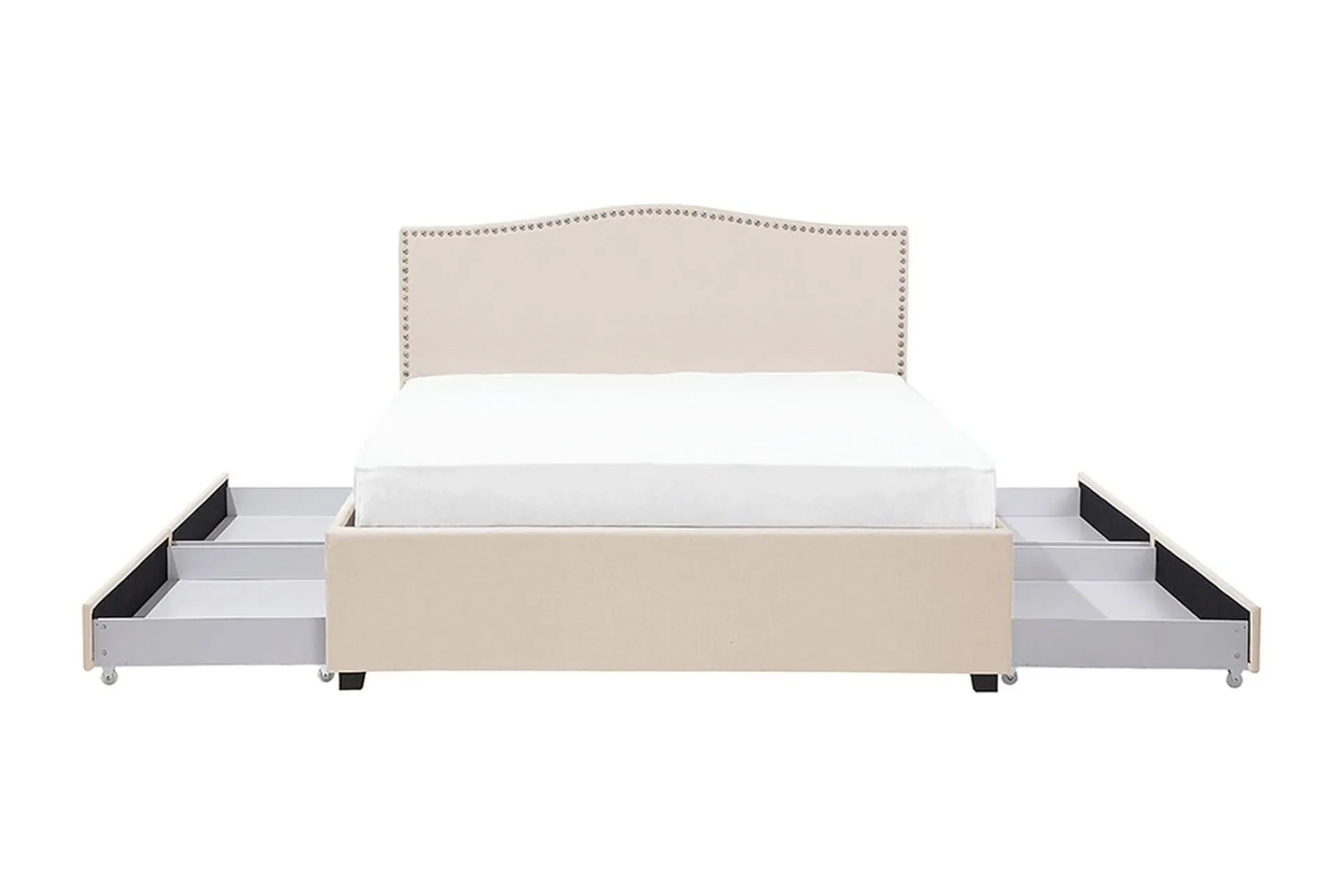 Bedly Sengeramme & Sengestamme-Montpellier Dobbeltseng 160 | 200 cm Beige