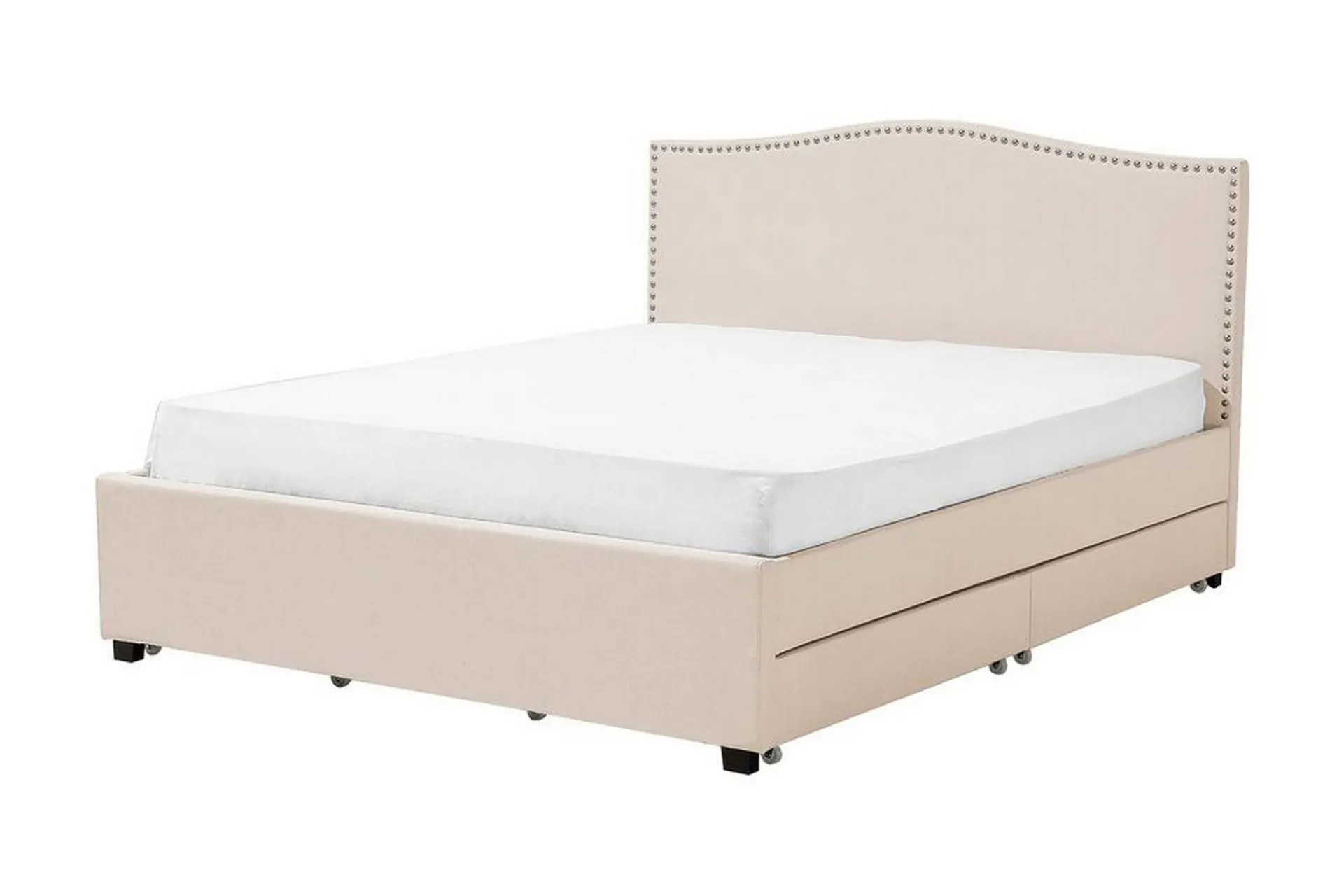 Bedly Sengeramme & Sengestamme-Montpellier Dobbeltseng 160 | 200 cm Beige