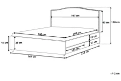 Bedly Montpellier Dobbeltseng 160 | 200 cm