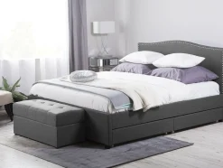 Bedly Sengeramme & Sengestamme-Montpellier Dobbeltseng 180 | 200 cm Grey