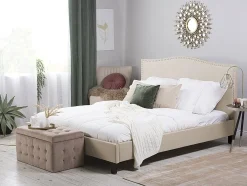 Bedly Sengeramme & Sengestamme-Montpellier Dobbeltseng 180 | 200 cm Beige