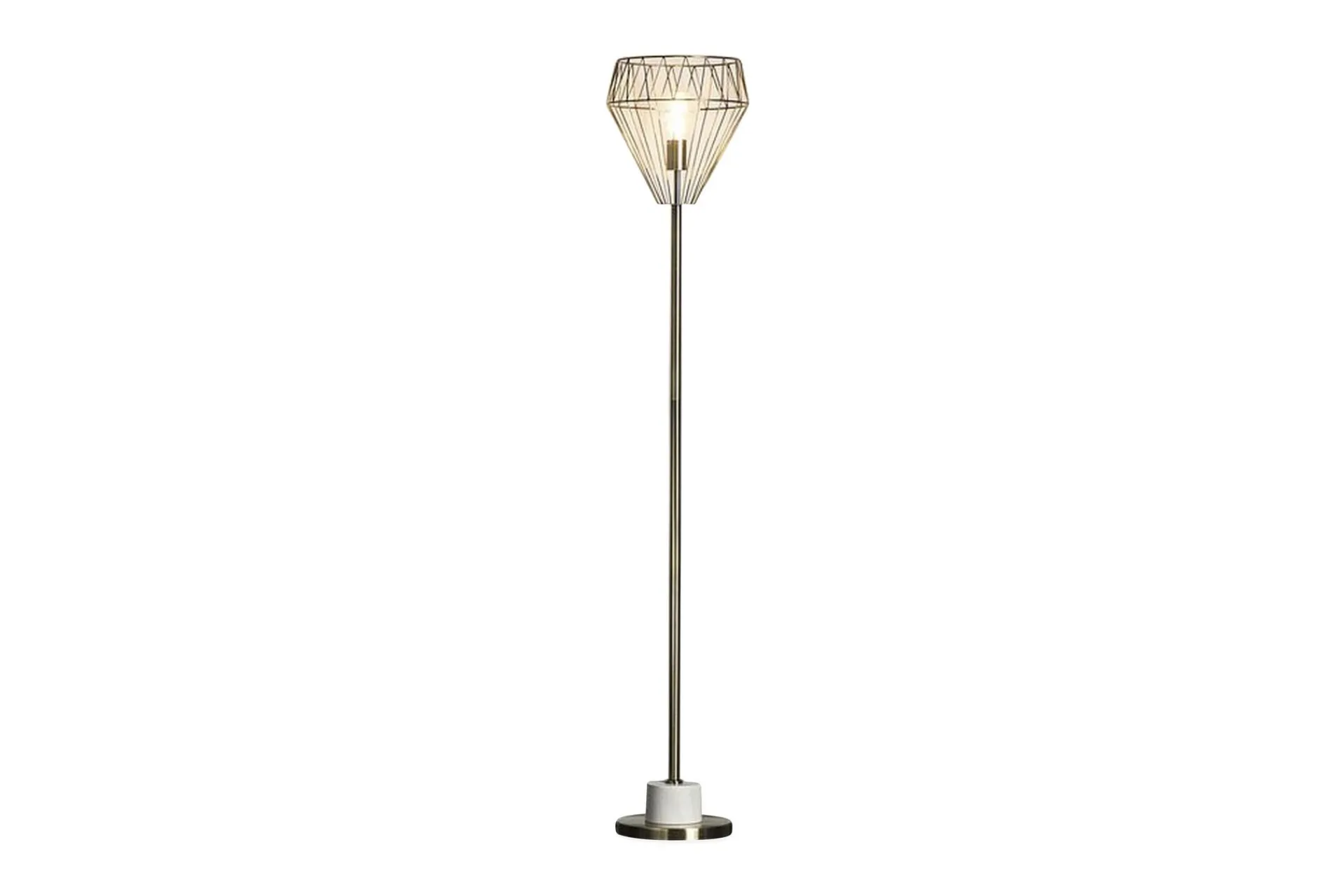 Stuelampe|Soveromslampe-Mooni Gulvlampe 160 cm Messing