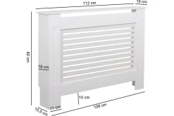 Wohnling Vifter|Aircondition & Kjøler-Moraine Radiator Benk 112x19 cm Hvit