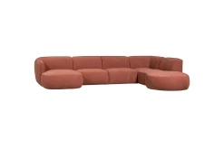 U-Sofa-More Modulsofa Lyserød