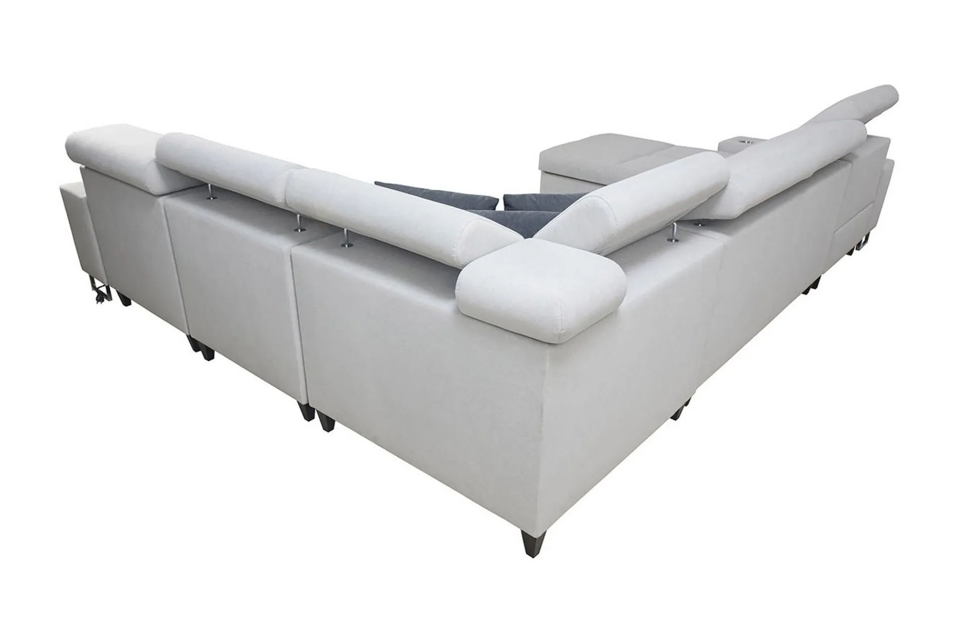Velour Sofa & Fløyel Sofa-Morenia 4-seters Hjørnesovesofa Venstre Nour Sammet 15 + Nour Sammet 12