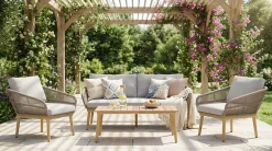 deNoord Veranda & Terrasse|Loungesett-Morrocco sofagruppe utendørs Brun