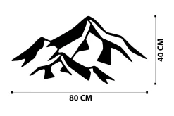 Mountain 1 Metal Veggdekor