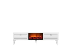 Tv-Benk & Mediabenk-Mula TV-benk 150 cm Hvit