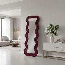 Gulvspeil|Helkroppsspeil-Muli Gulvspeil 65 x 170 cm Vinrød